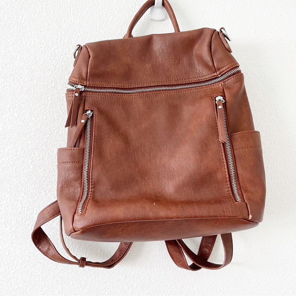 Brown Medium Size Backpack